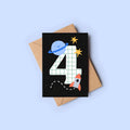 4th Birthday Card