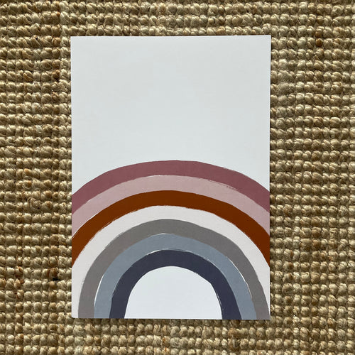 SECONDS - Pink Rainbow Print - A4