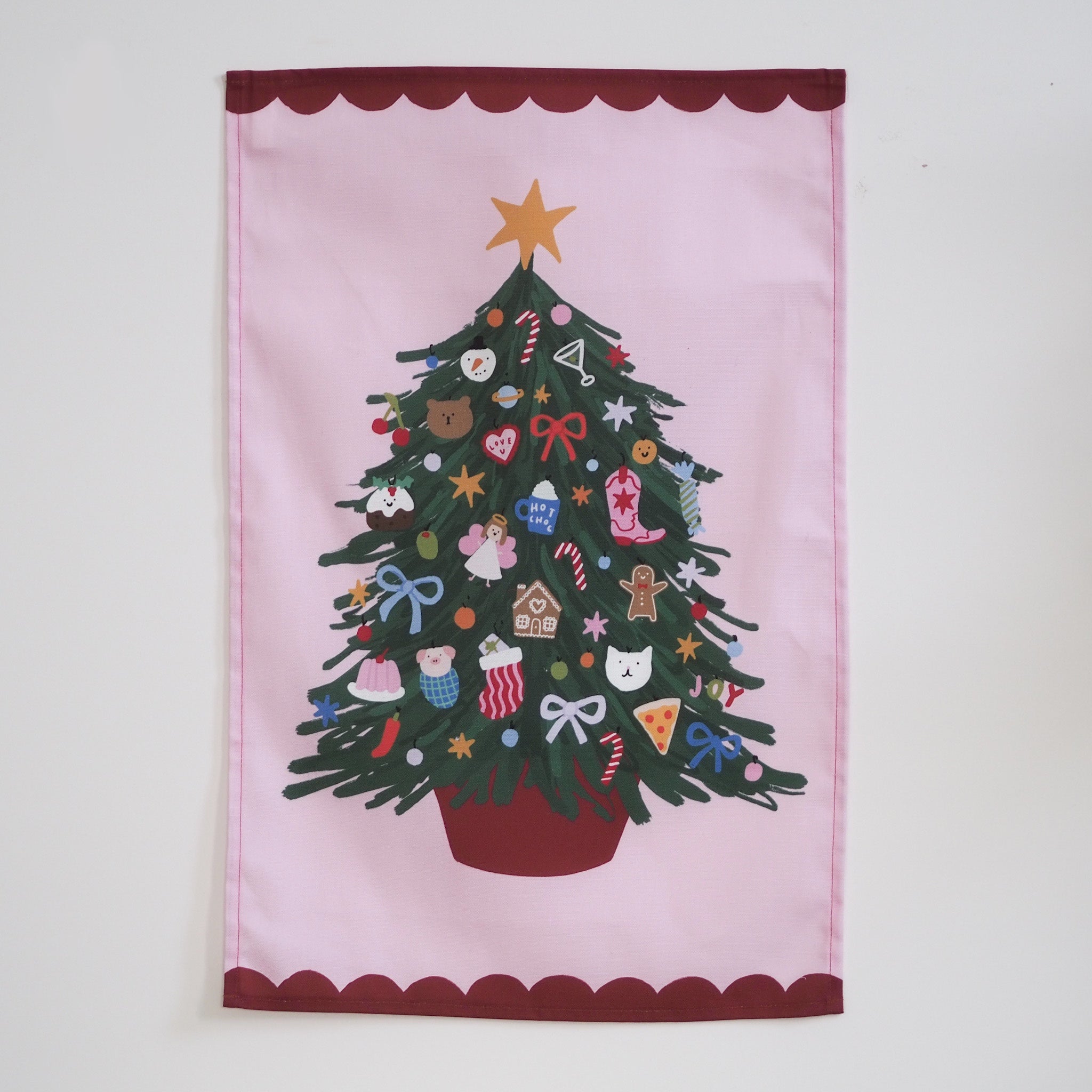 Christmas Tree Tea Towel