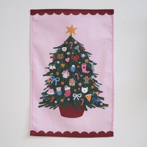 Christmas Tree Tea Towel