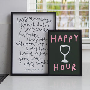 Weekends With You Print