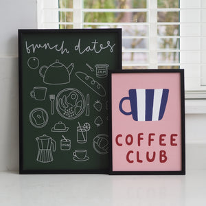 Coffee Club A4 Print