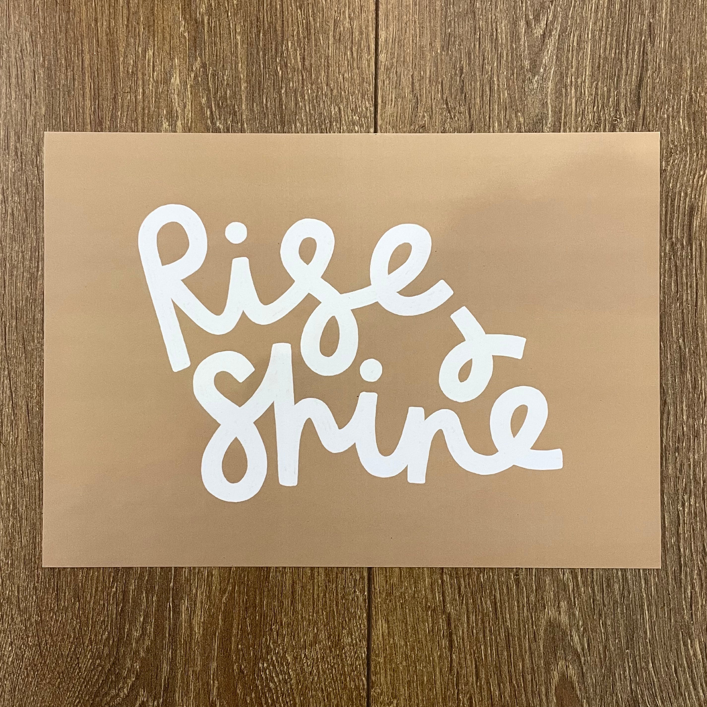 Rise & Shine - Seconds Print