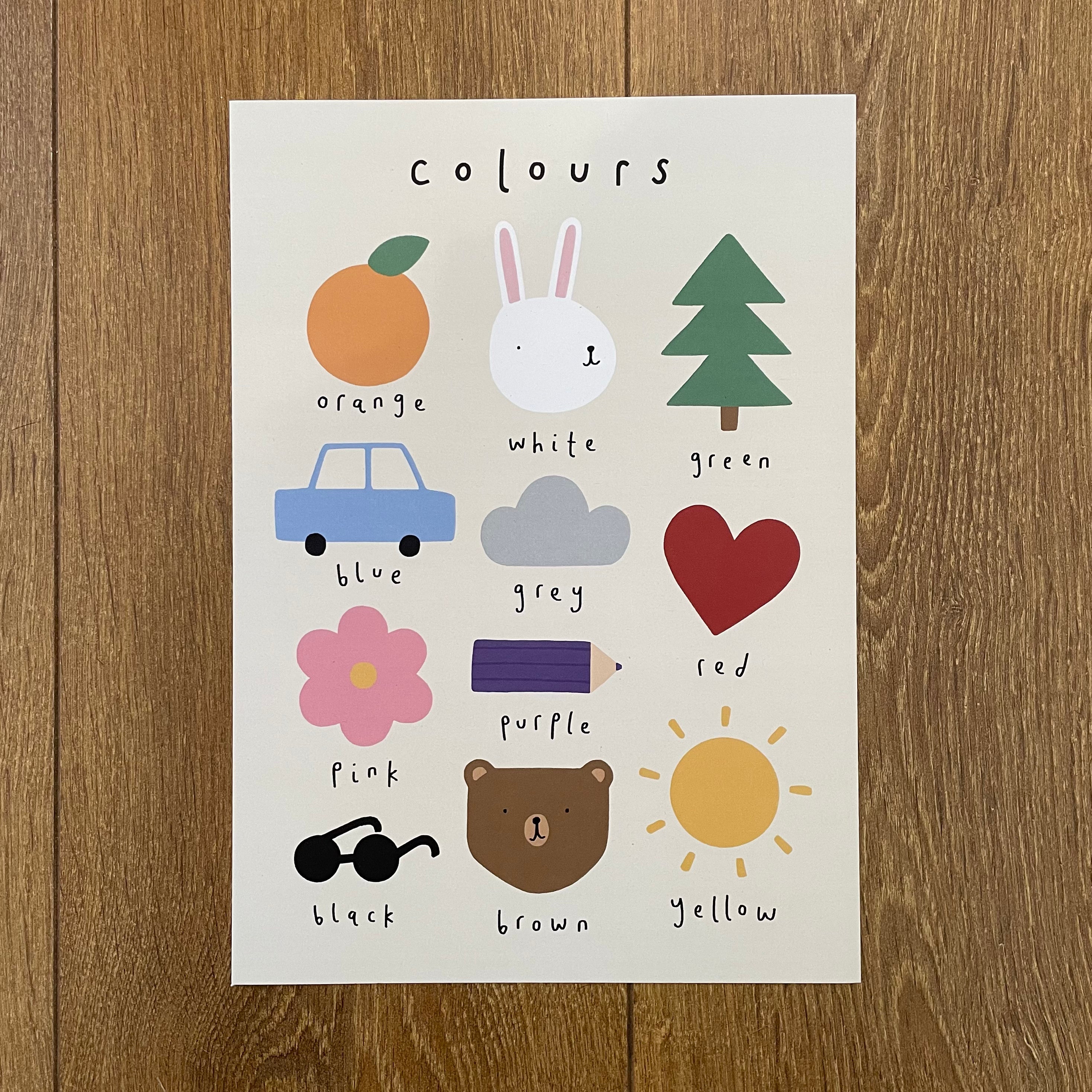 Colours - Seconds Print