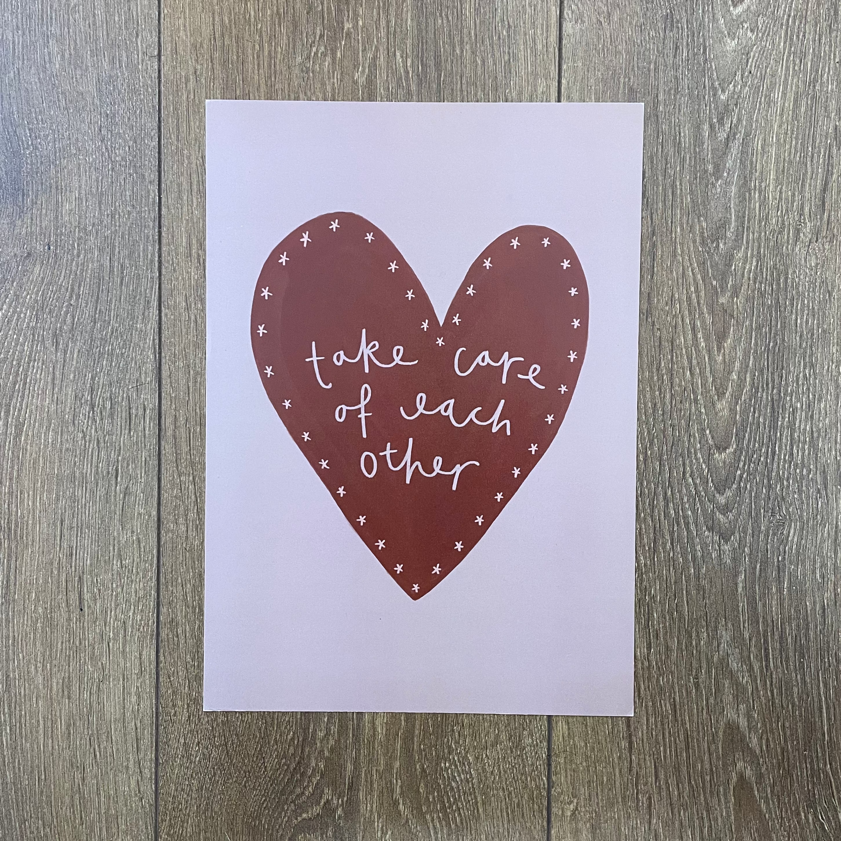 Take Care of Each Other - Seconds Print