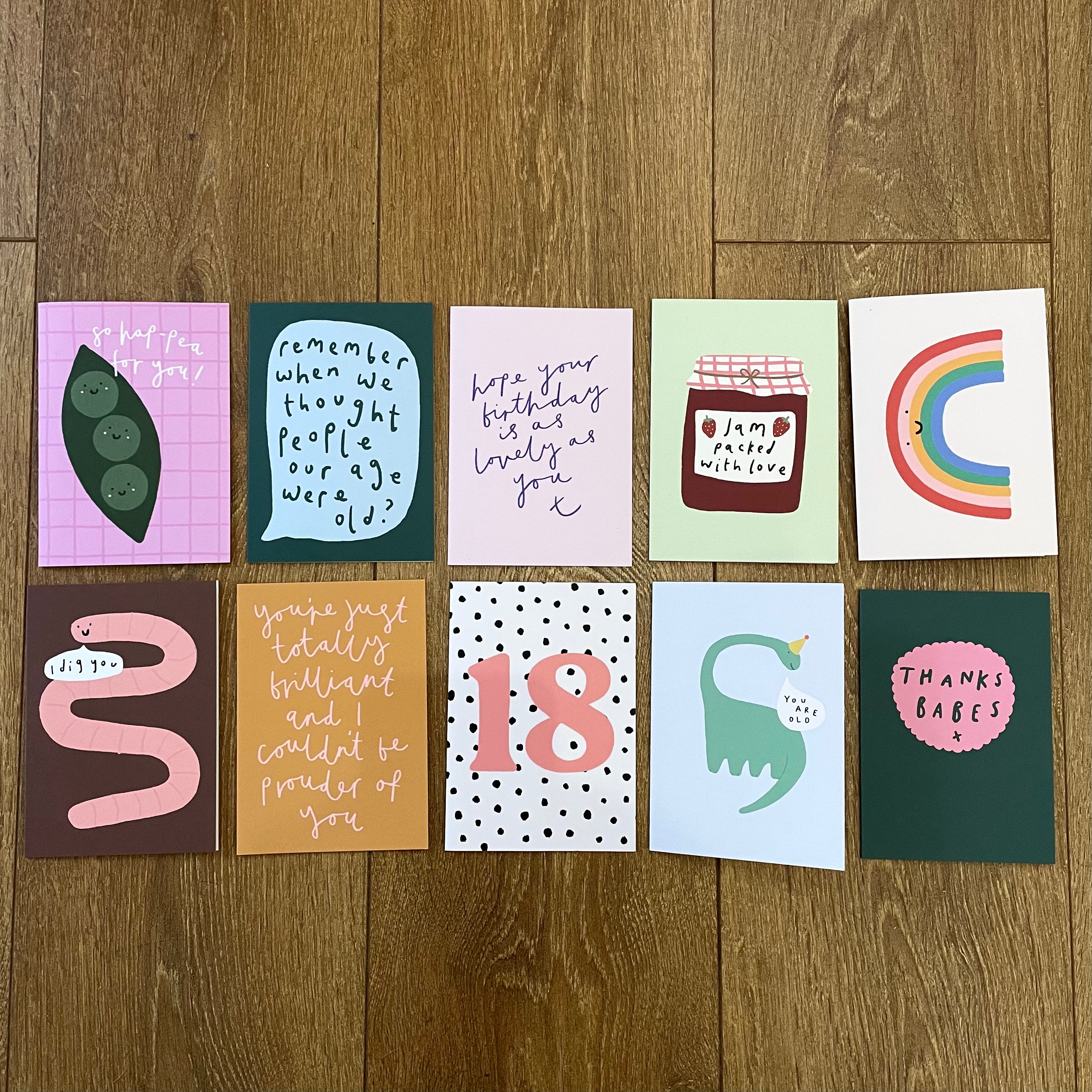 Seconds Greeting Card Bundle B