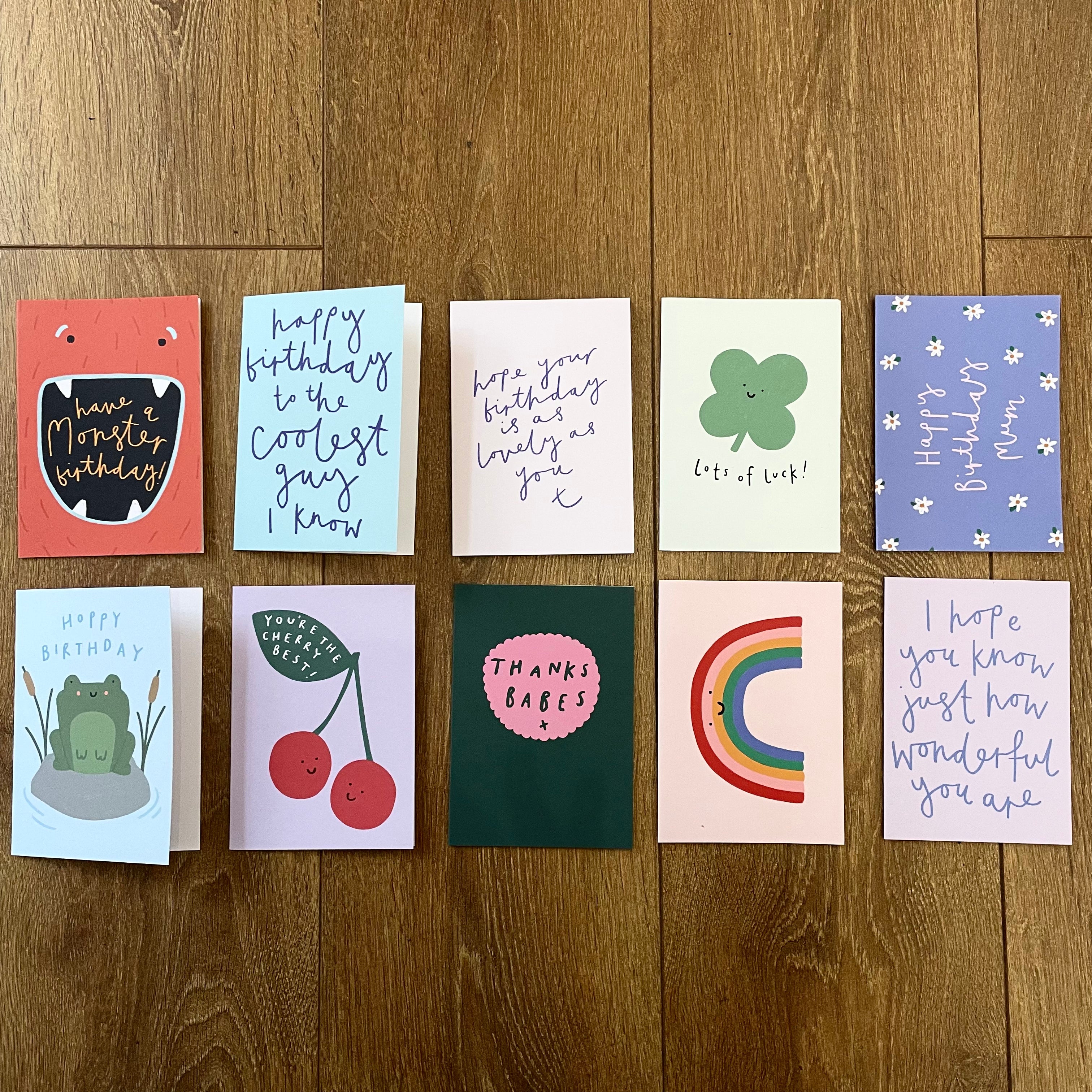 Seconds Greeting Card Bundle K