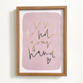 Hold Your Hand Gold Foil Print