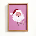 Santa Baby Gold Foil Print
