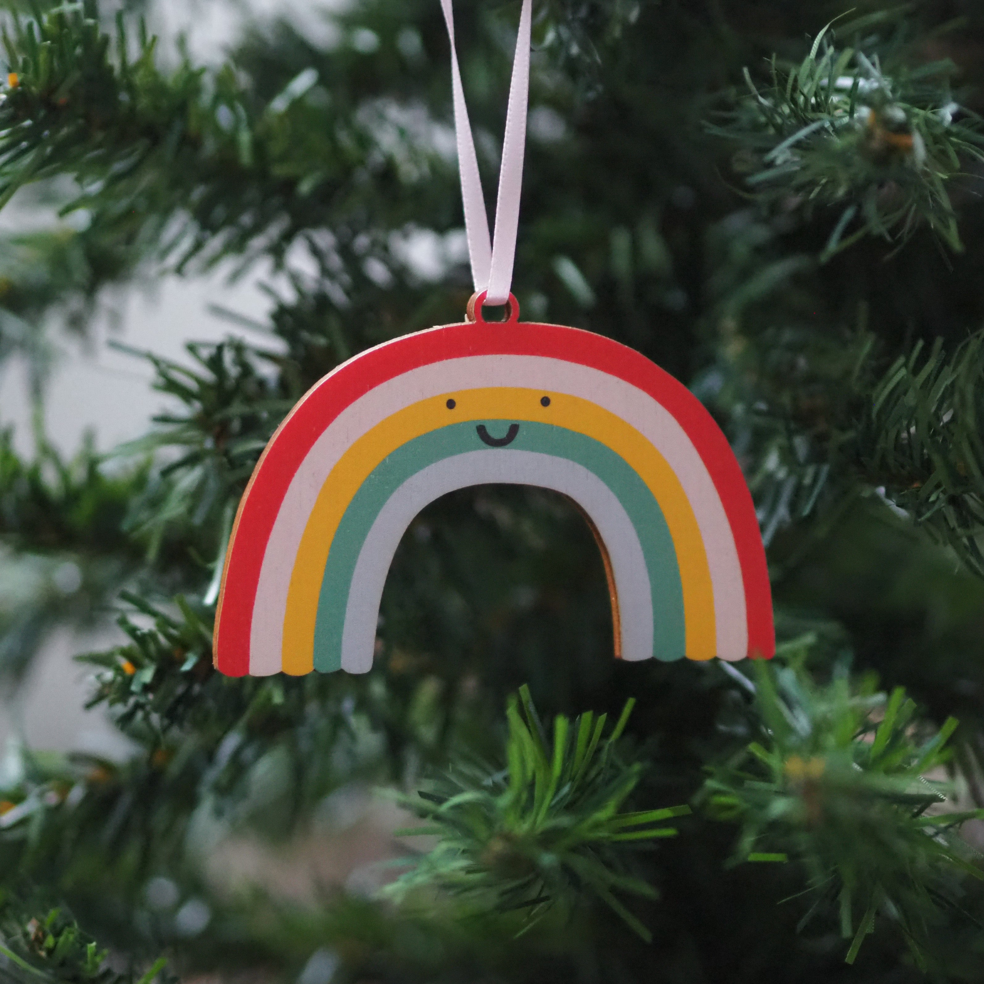 Rainbow Wooden Decoration