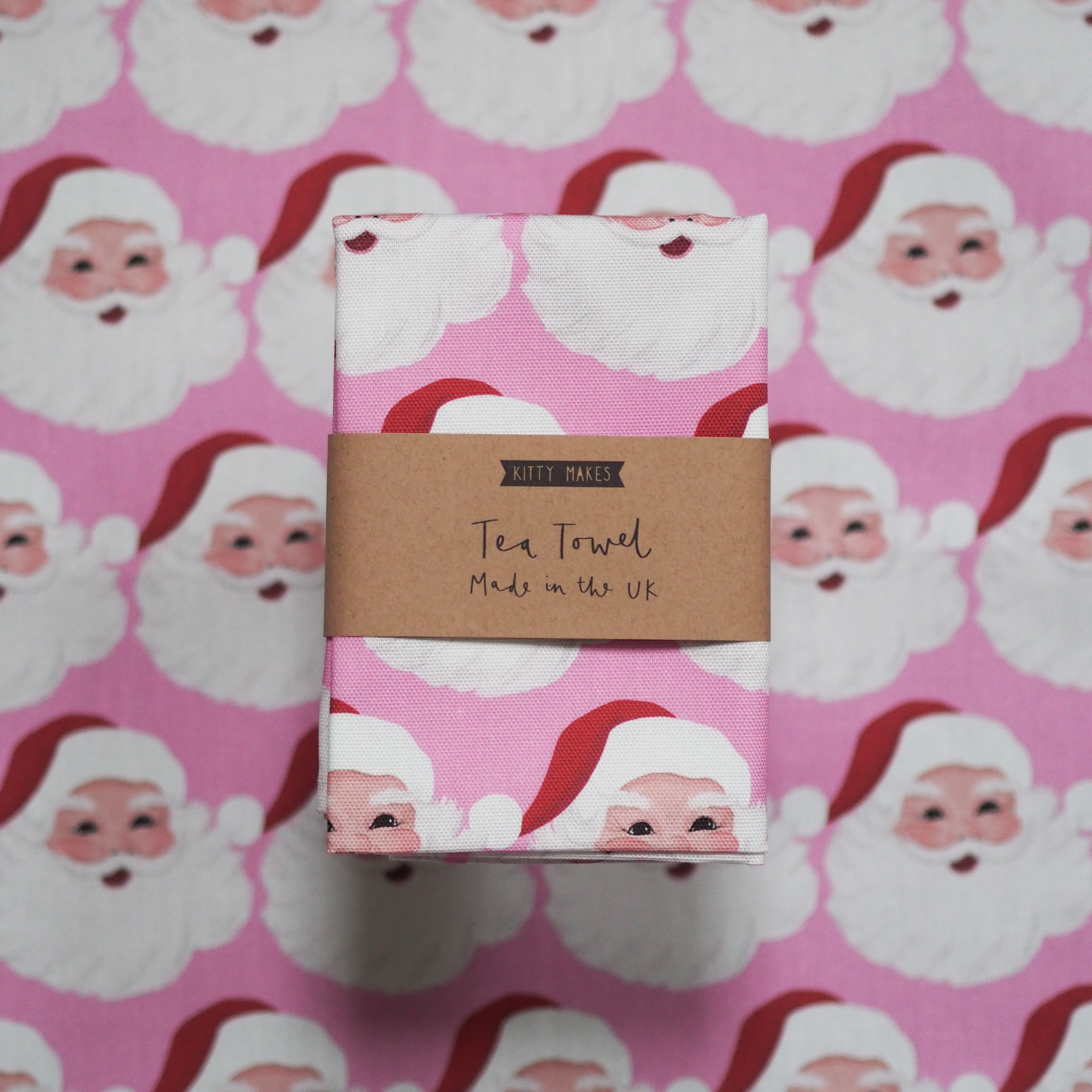 Santa Tea Towel