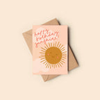 Happy Birthday Sunshine Card