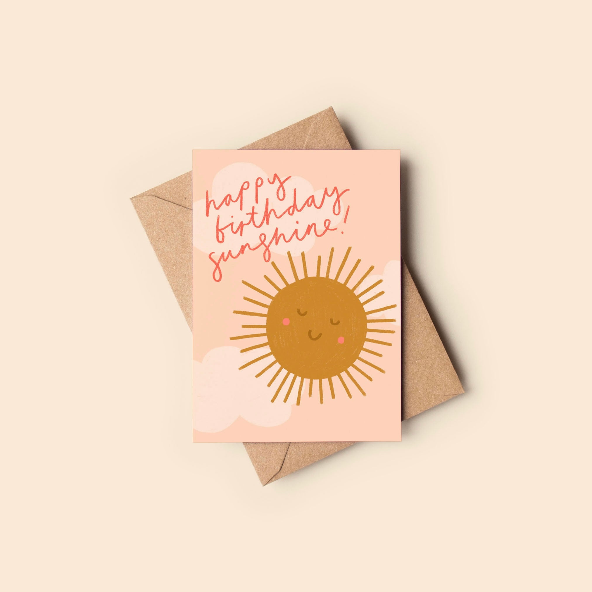Happy Birthday Sunshine Card
