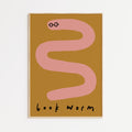 Book Worm Print
