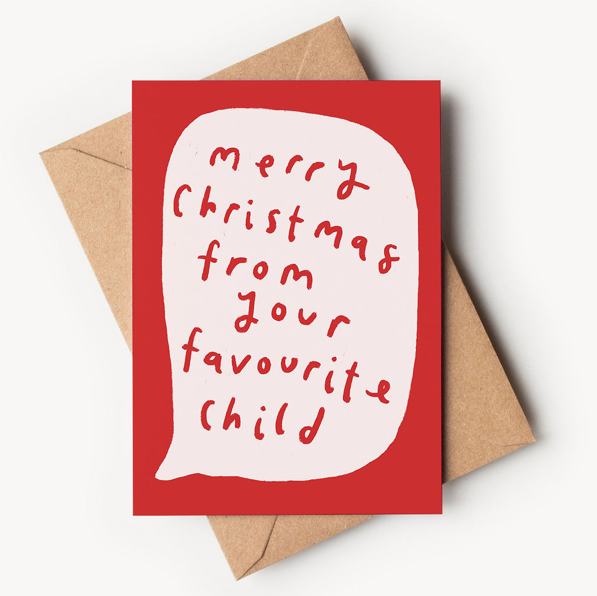 Favourite Child Christmas Card