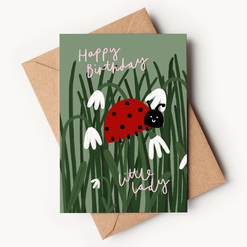 Happy Birthday Little Lady Card