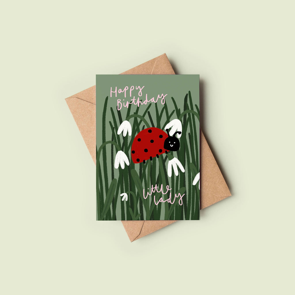 Happy Birthday Little Lady Card