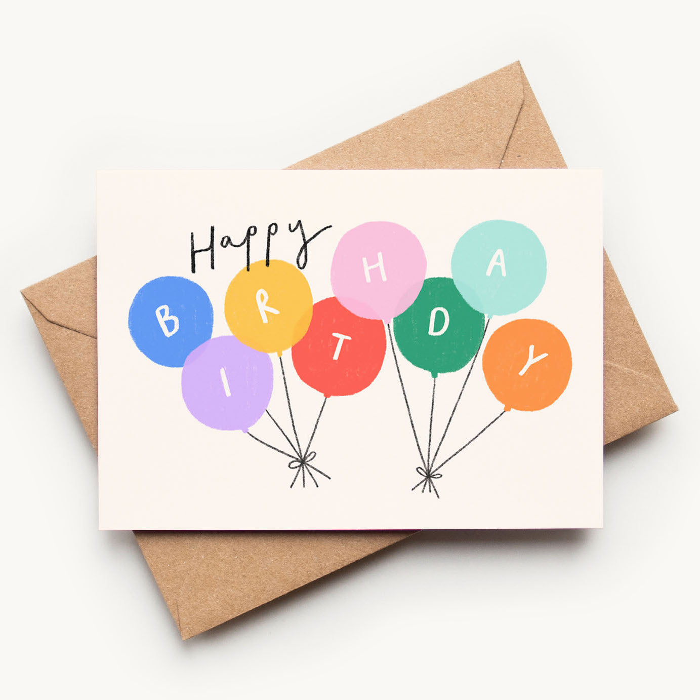 Birthday Balloons Card