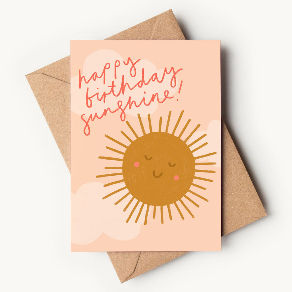 Happy Birthday Sunshine Card