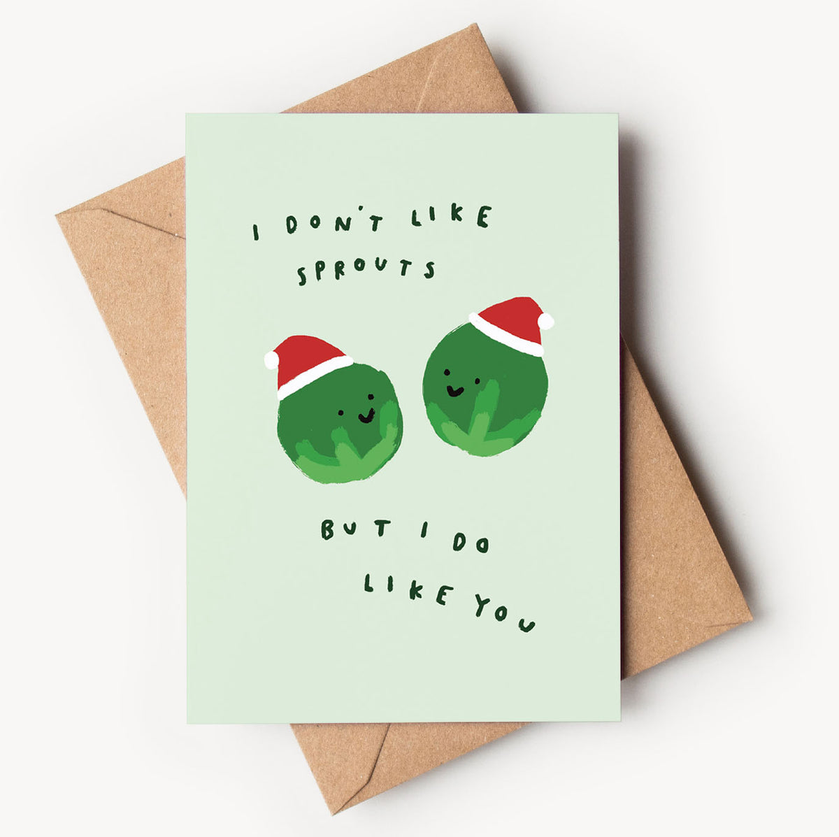 I Don't Like Sprouts Card