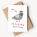 So Flocking Festive Card