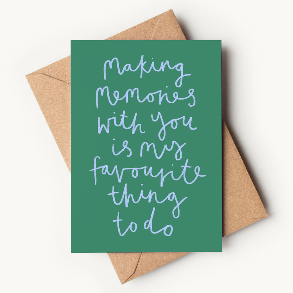 Making Memories Card