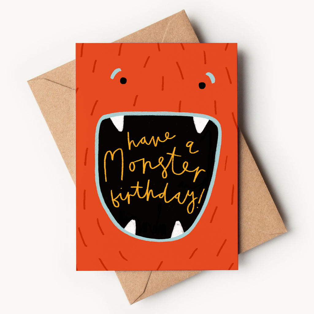 Monster Birthday Card