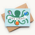 Octopus Birthday Card