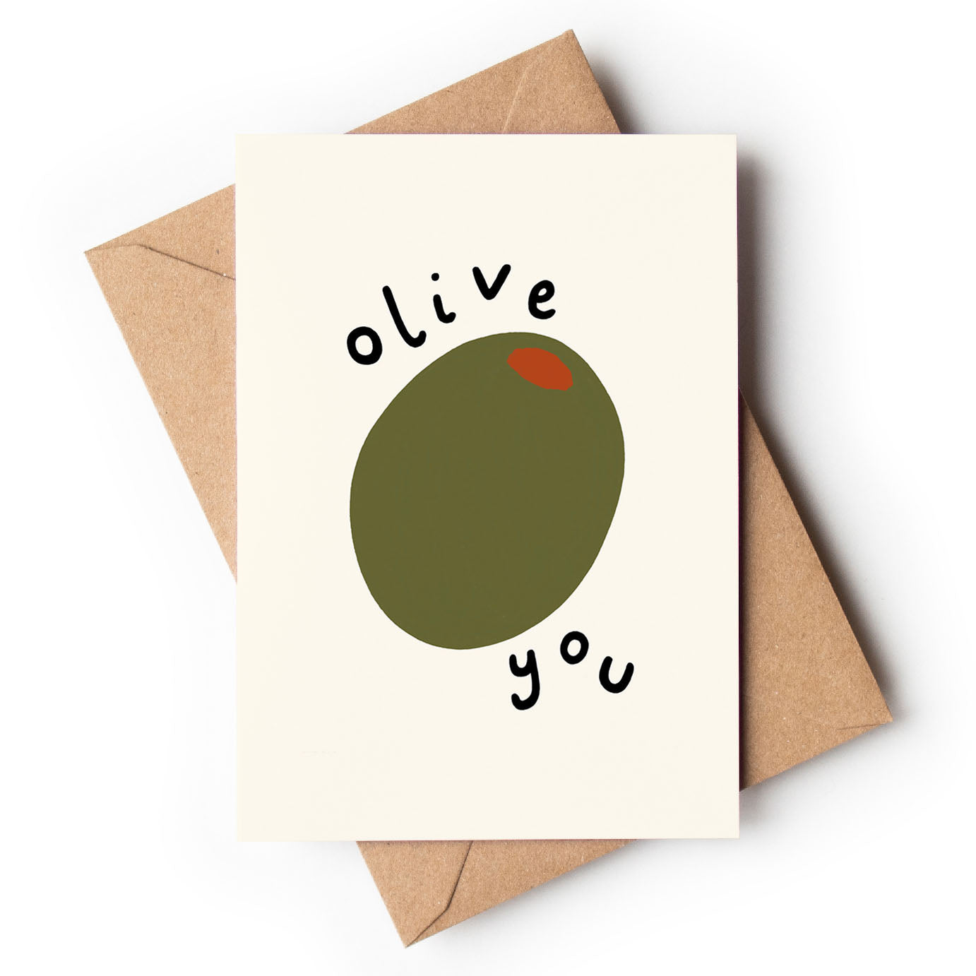 Olive You Card