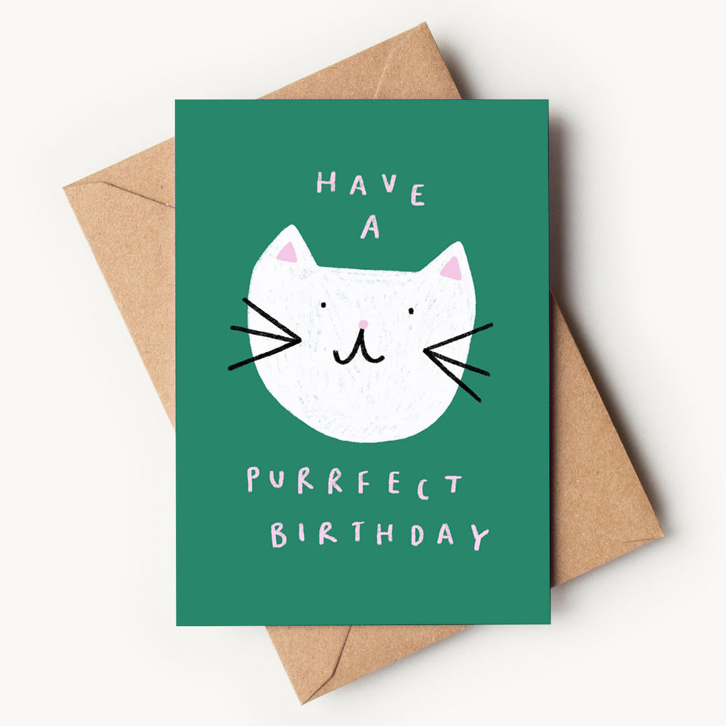 Purrfect Birthday Card