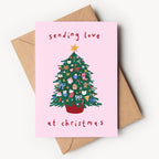 Sending Love at Christmas Card