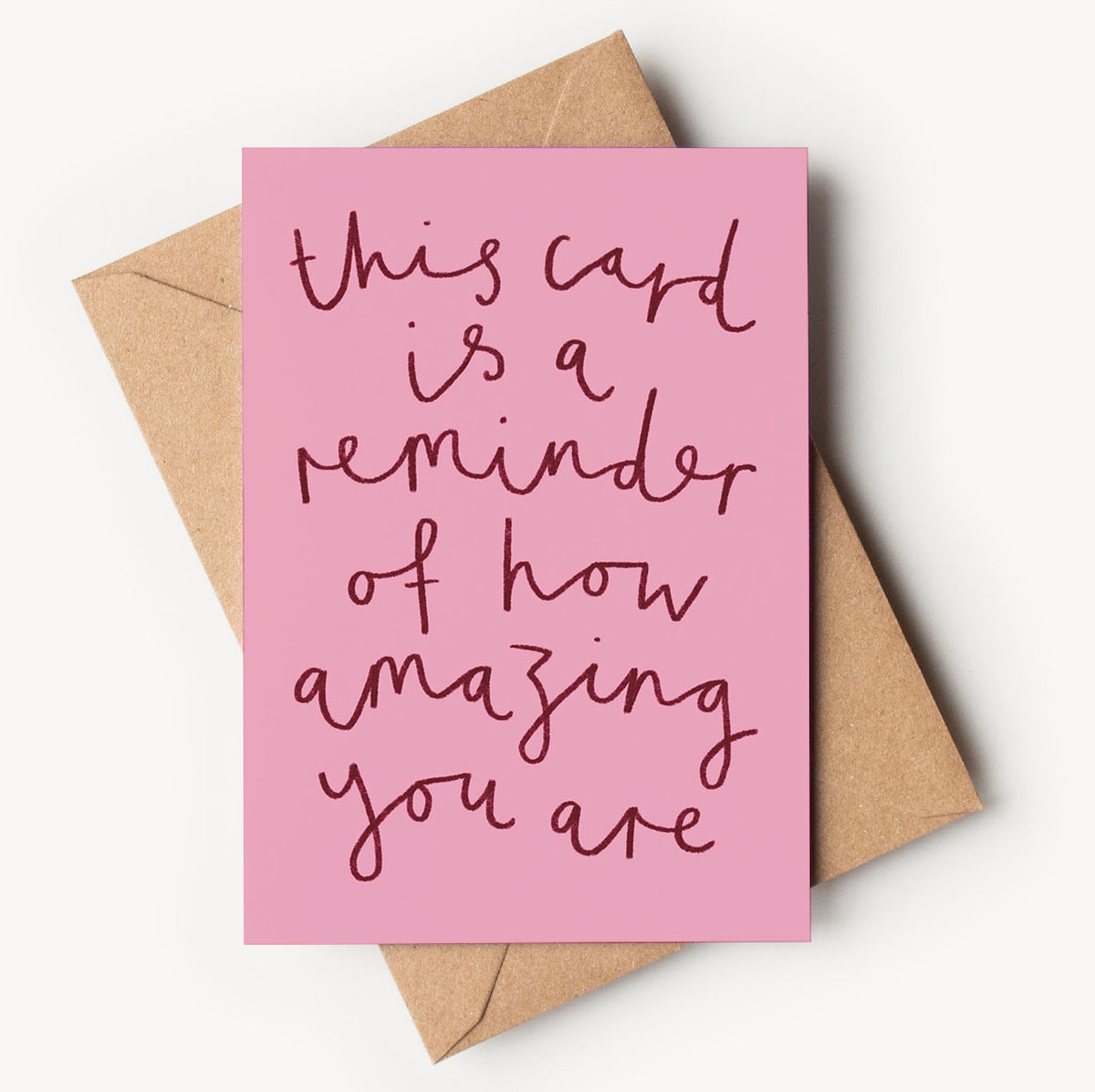 You're Amazing Card