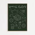 Brunch Dates A3 Print