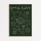 Brunch Dates A3 Print