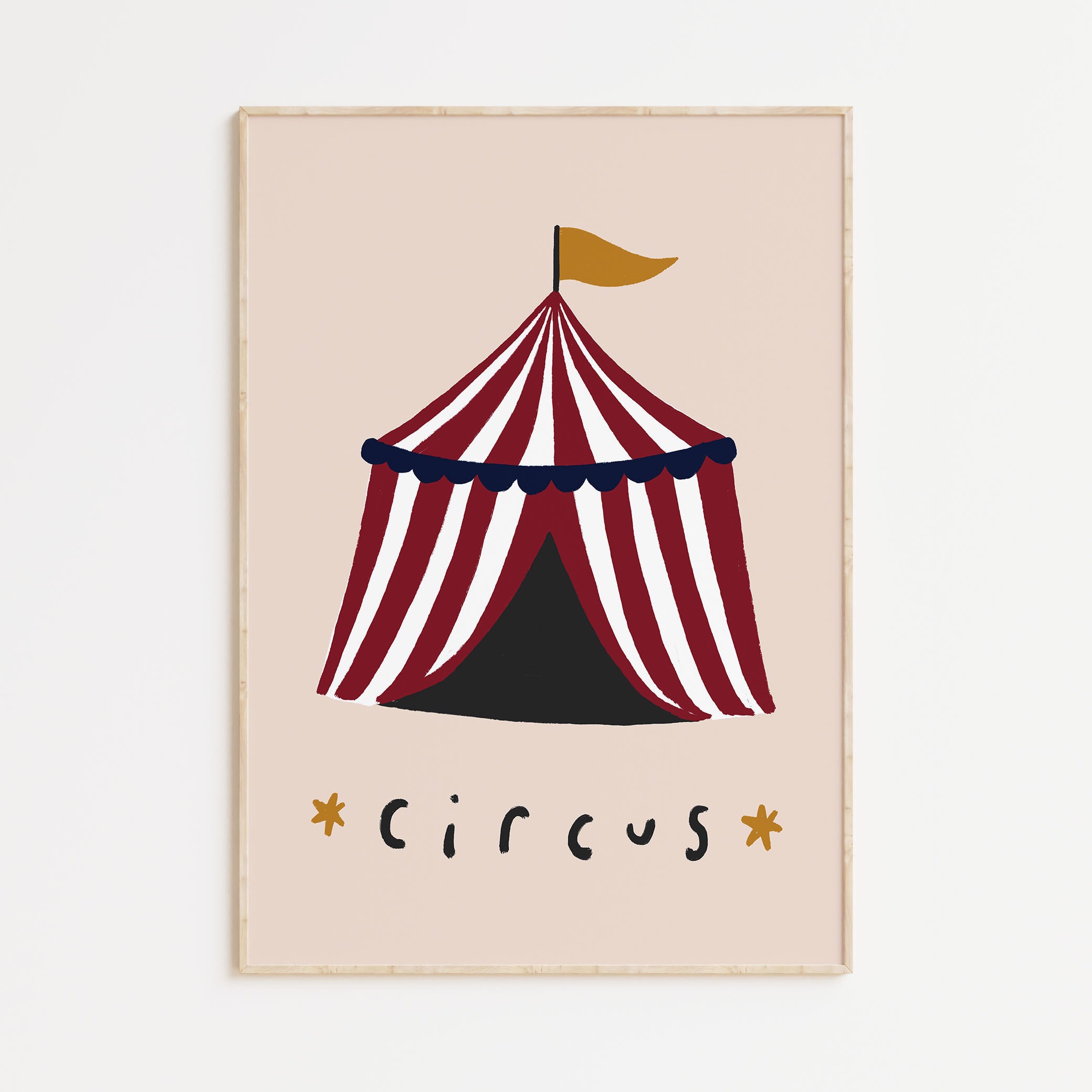 Circus Tent Print