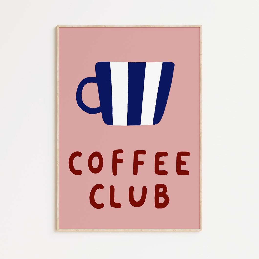 Coffee Club A4 Print