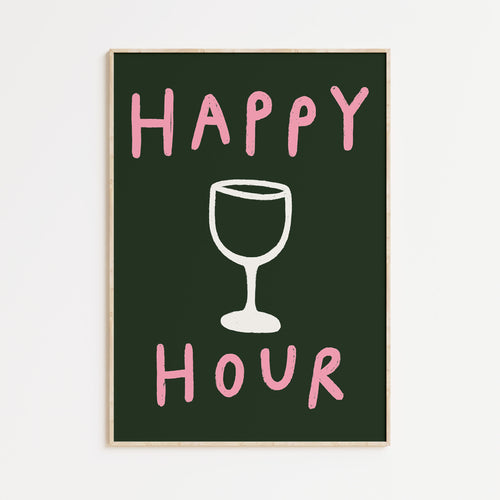 Happy Hour A4 Print