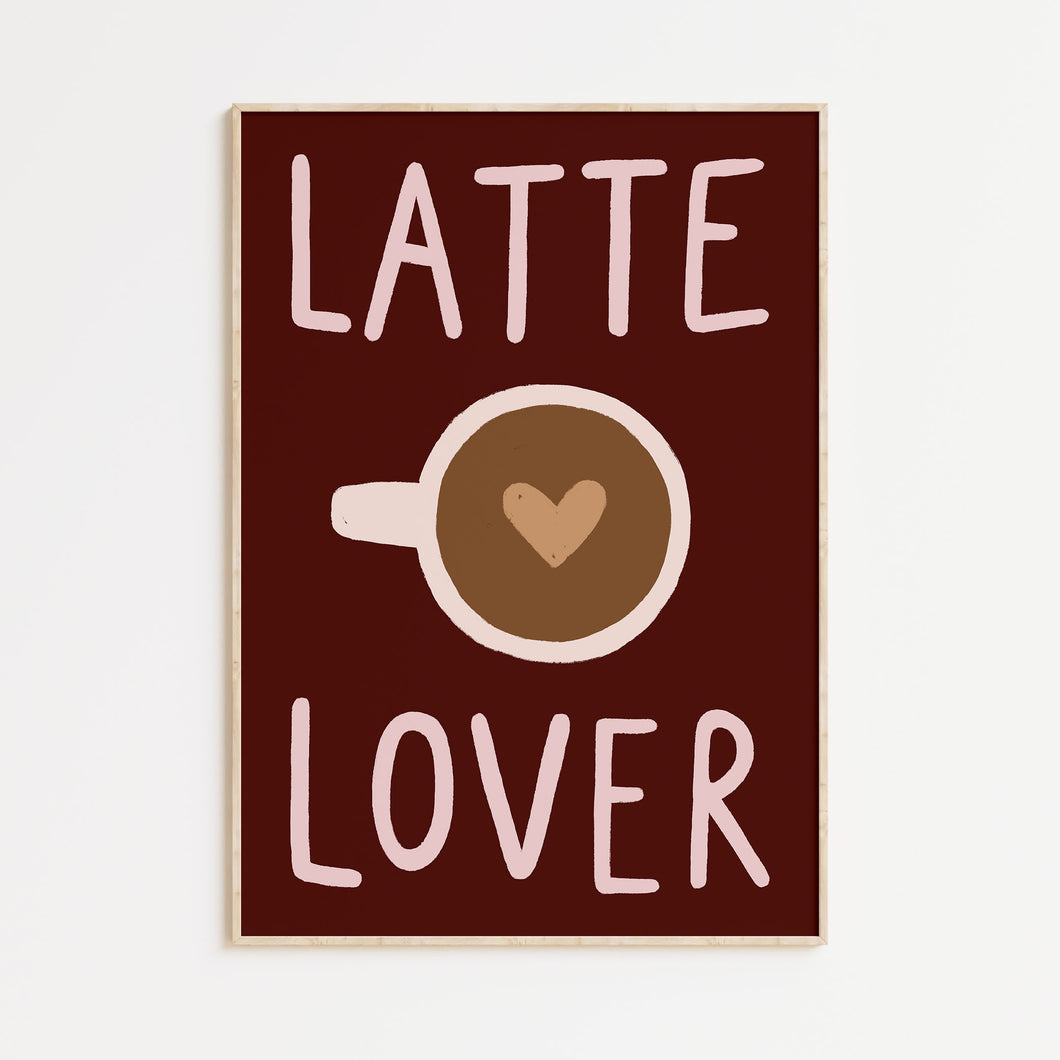 Latte Lover Print