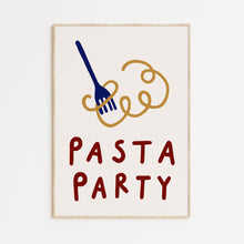 Load image into Gallery viewer, Pasta Party A4 Print