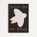 Peace For Our Planet A4 Print