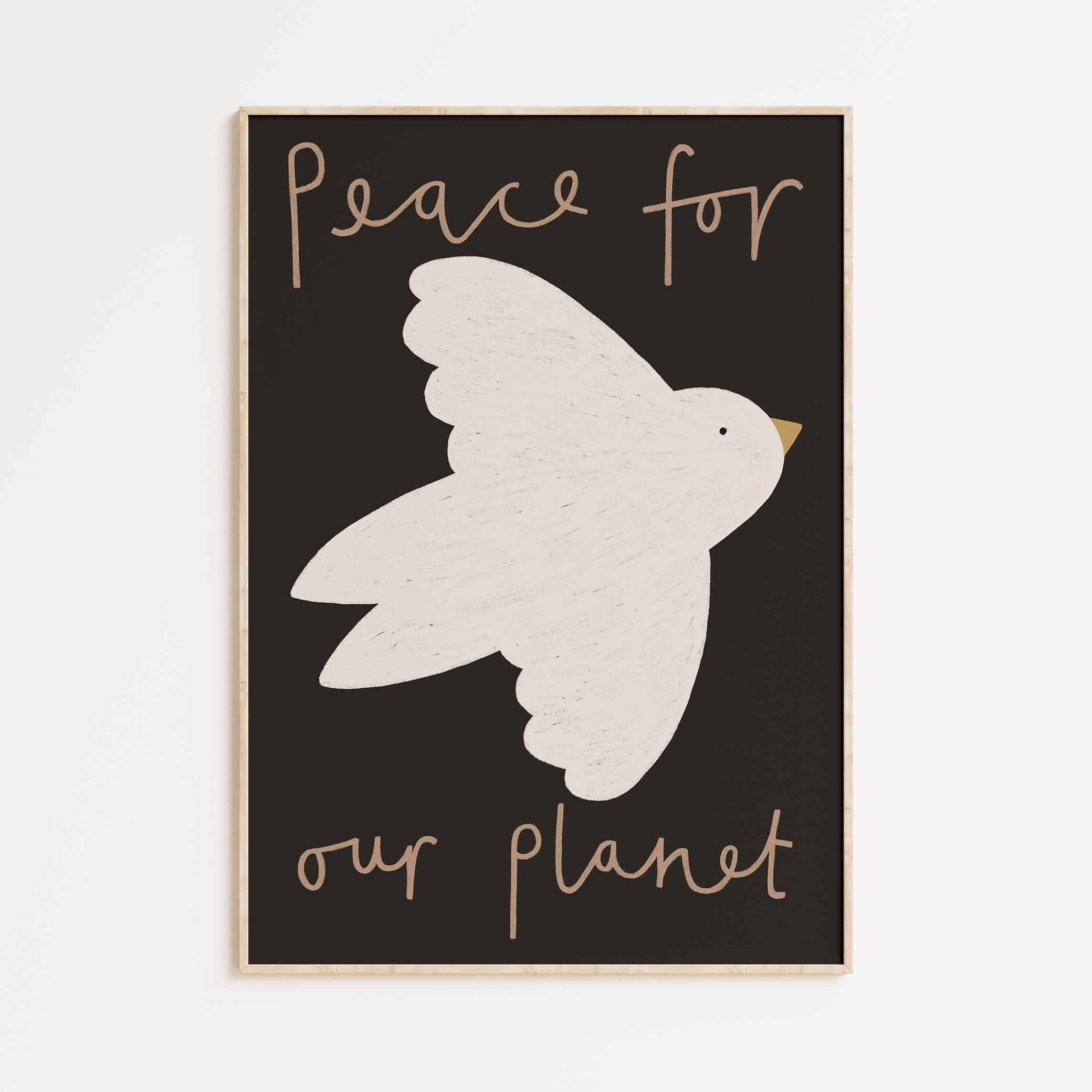 Peace For Our Planet A4 Print