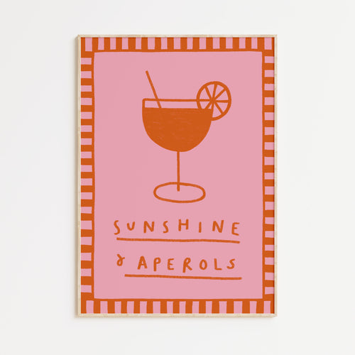 Sunshine & Aperols A4 Print