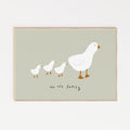We are Family print