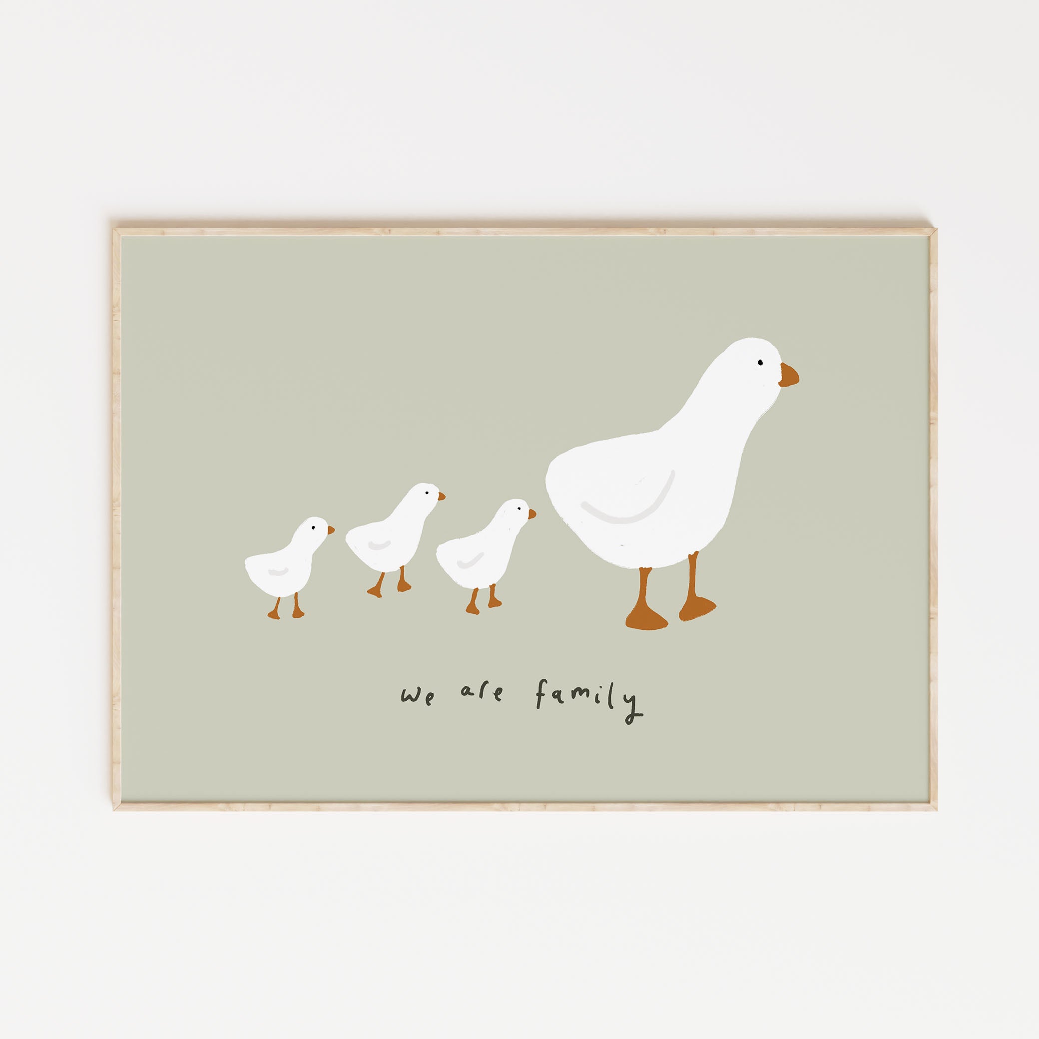 We are Family print