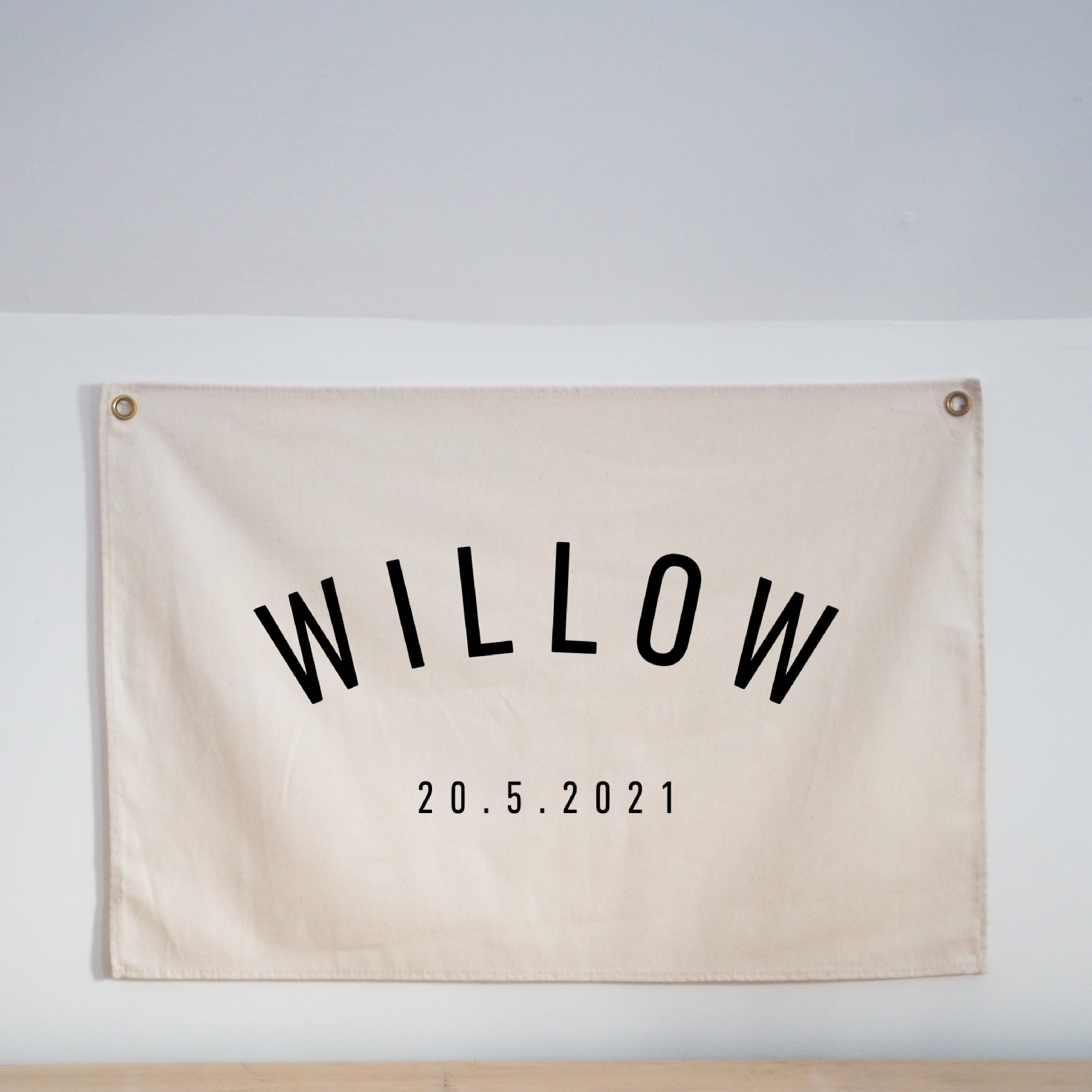 Personalised Wall Flag - Font 1