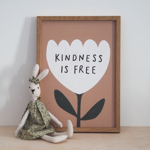 Kindess is Free A4 Print