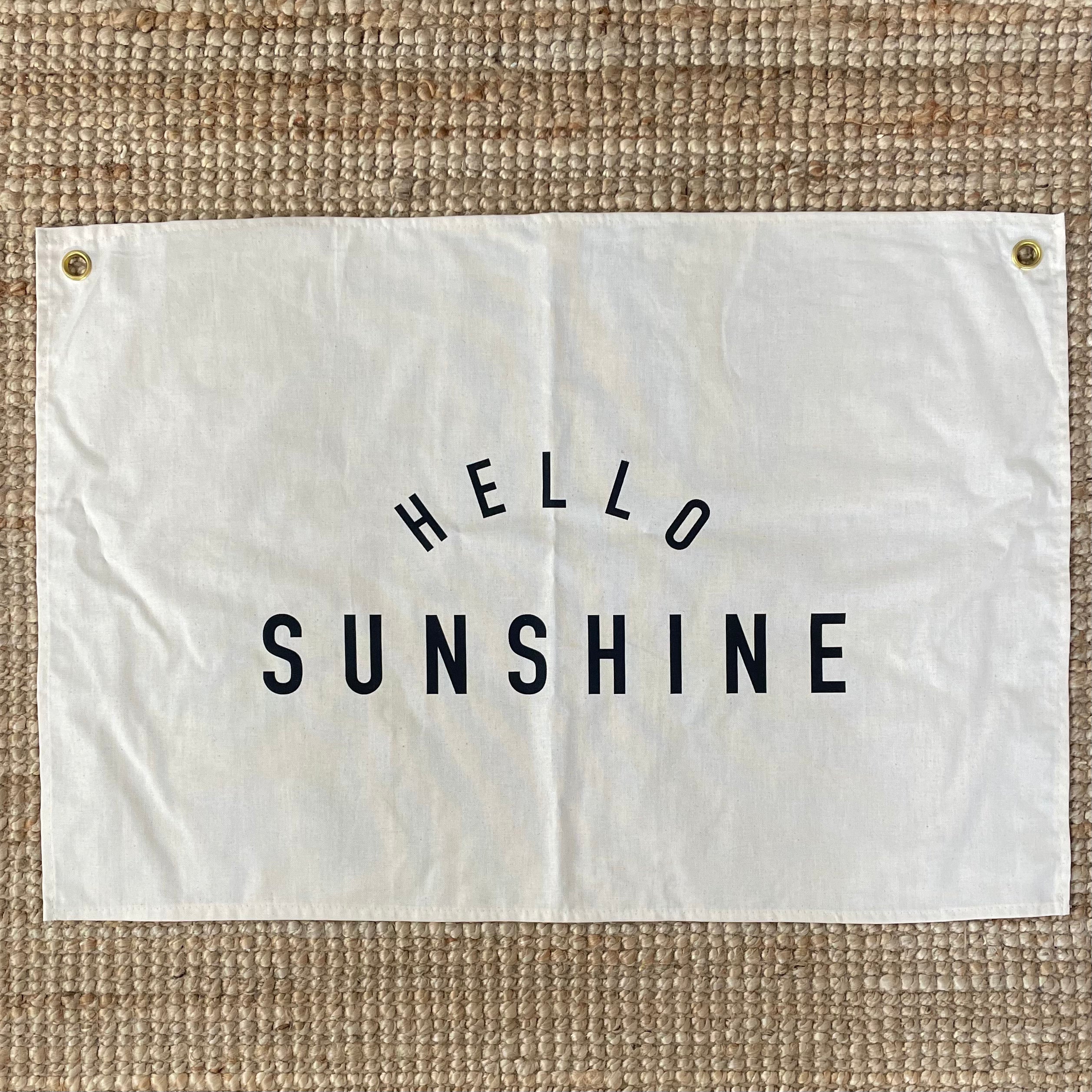 SECONDS - Hello Sunshine Wall Flag