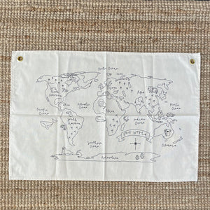 SECONDS - World Map Flag