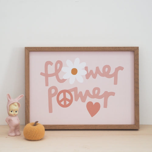 Flower Power A4 Print