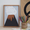 Volcano A4 Print
